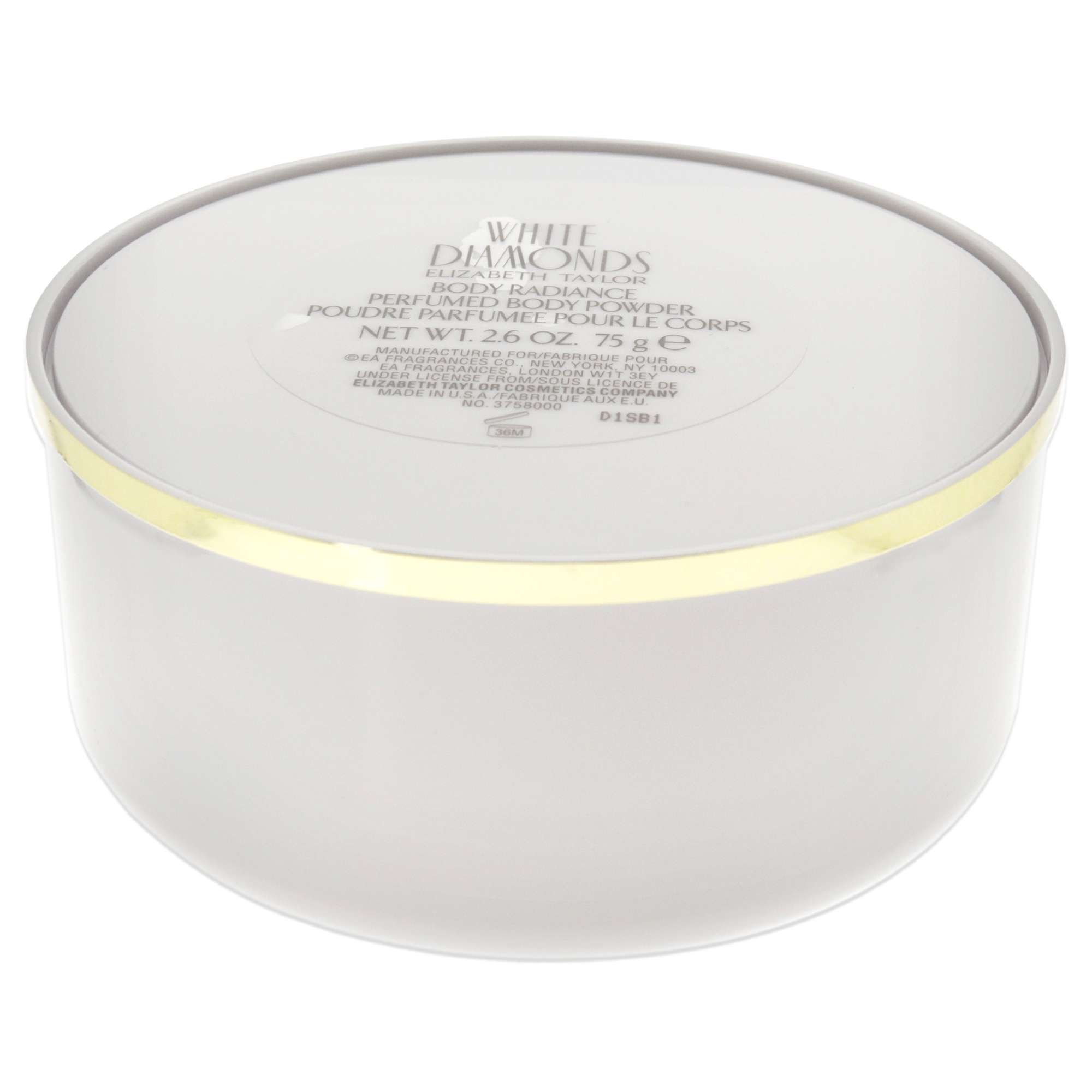 Foto 3 pulgar | Talco Perfumado Elizabeth Taylor White Diamonds 75 g para Mujer - Venta Internacional