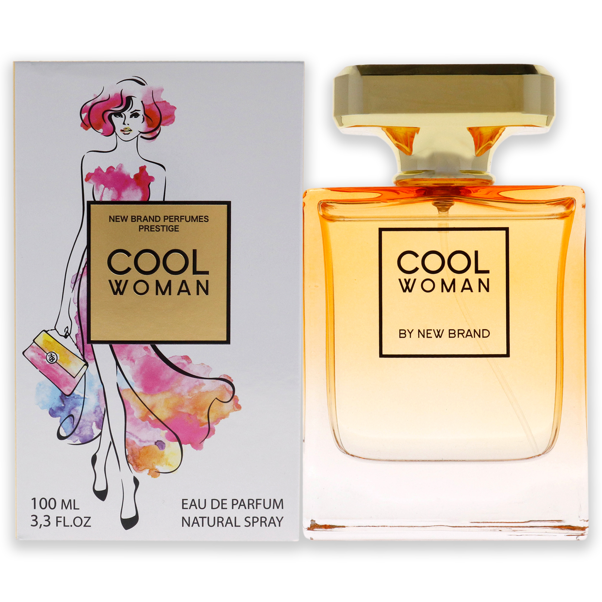 Foto 2 pulgar | Venta Internacional-Perfume New Brand Cool Women Eau ce Parfum para Mujer 100 ml
