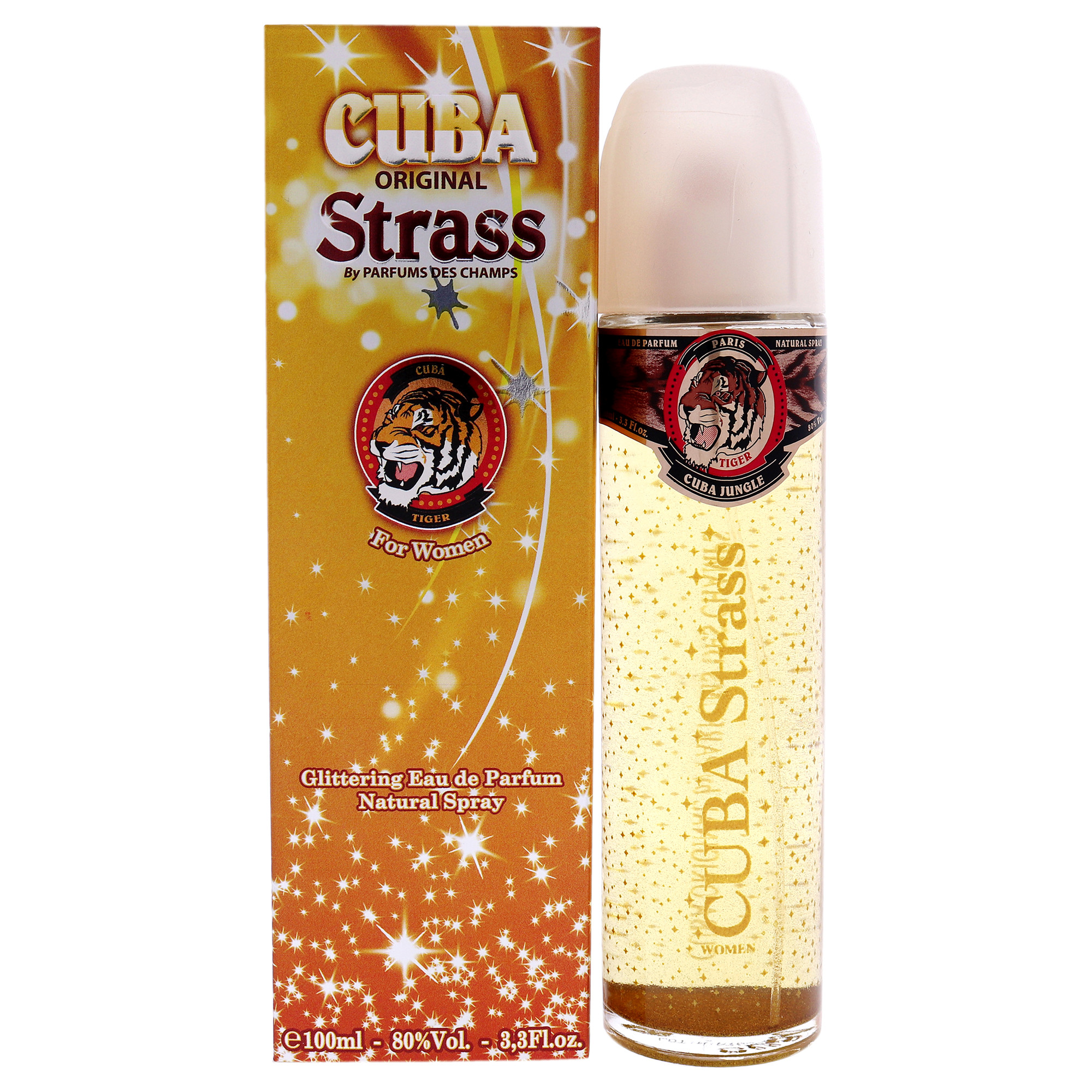 Perfume Aerosol Edp Strass Tiger De Cuba- 3.3 Onz para Mujer