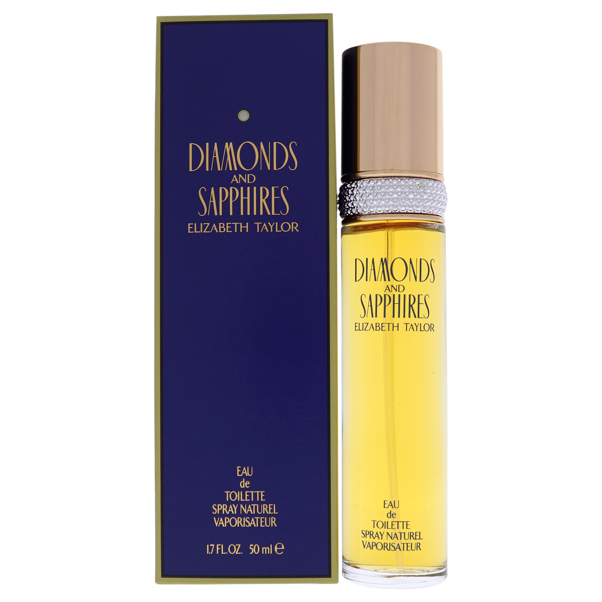 Perfume Elizabeth Taylor Diamonds And Sapphires Edt 50 ml - Venta Internacional