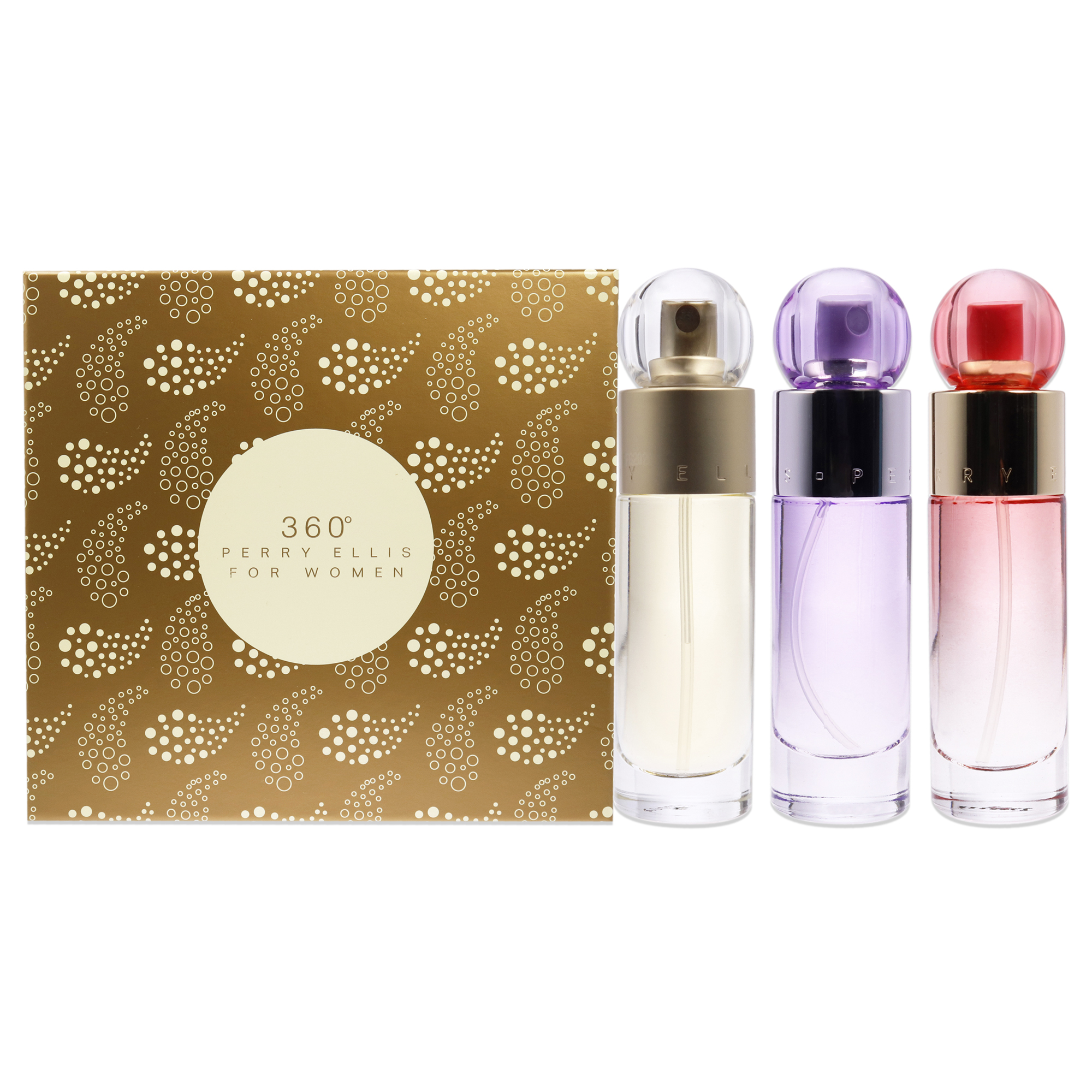 Foto 1 | Perfume Perry Ellis 360 For Women Gift Set 3 Piezas - Venta Internacional