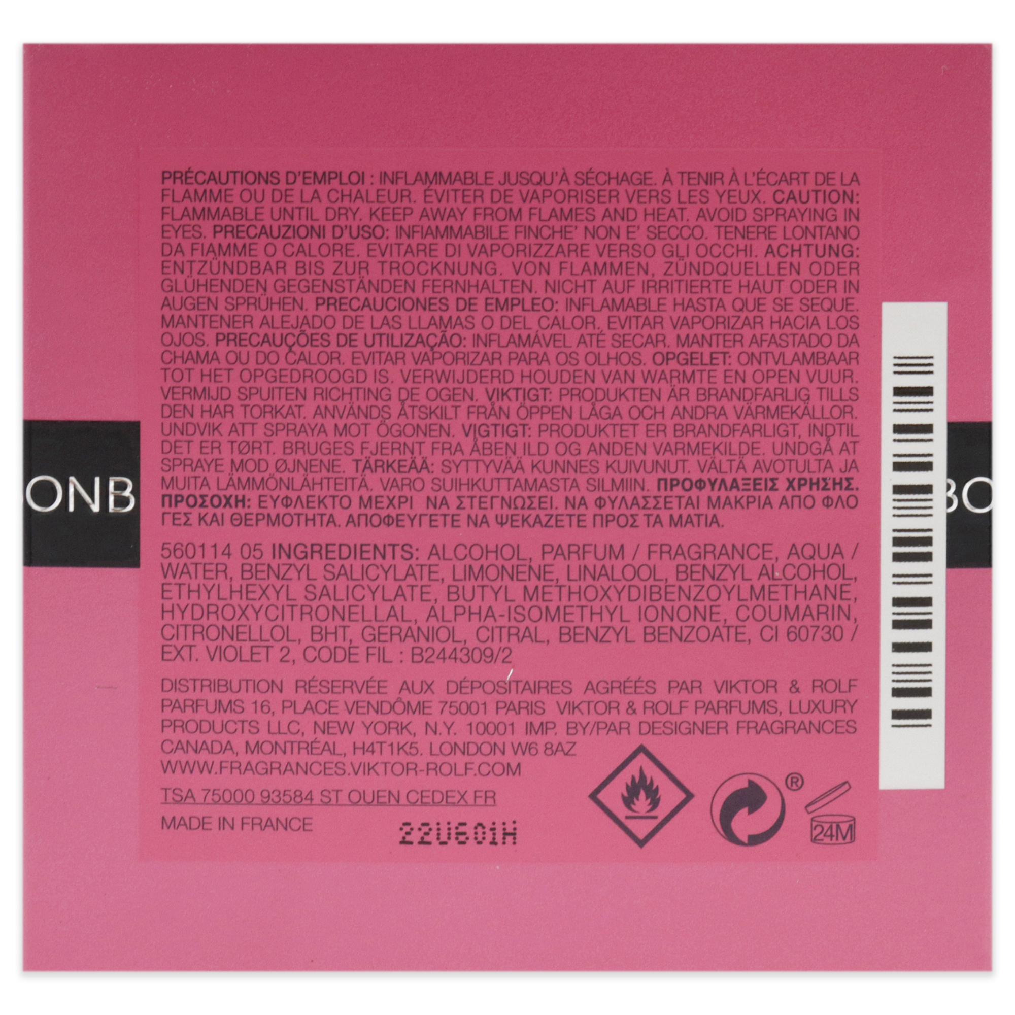 Foto 6 pulgar | Venta Internacional - Perfume Viktor and Rolf Bonbon Eau de Parfum 30 ml para Mujer