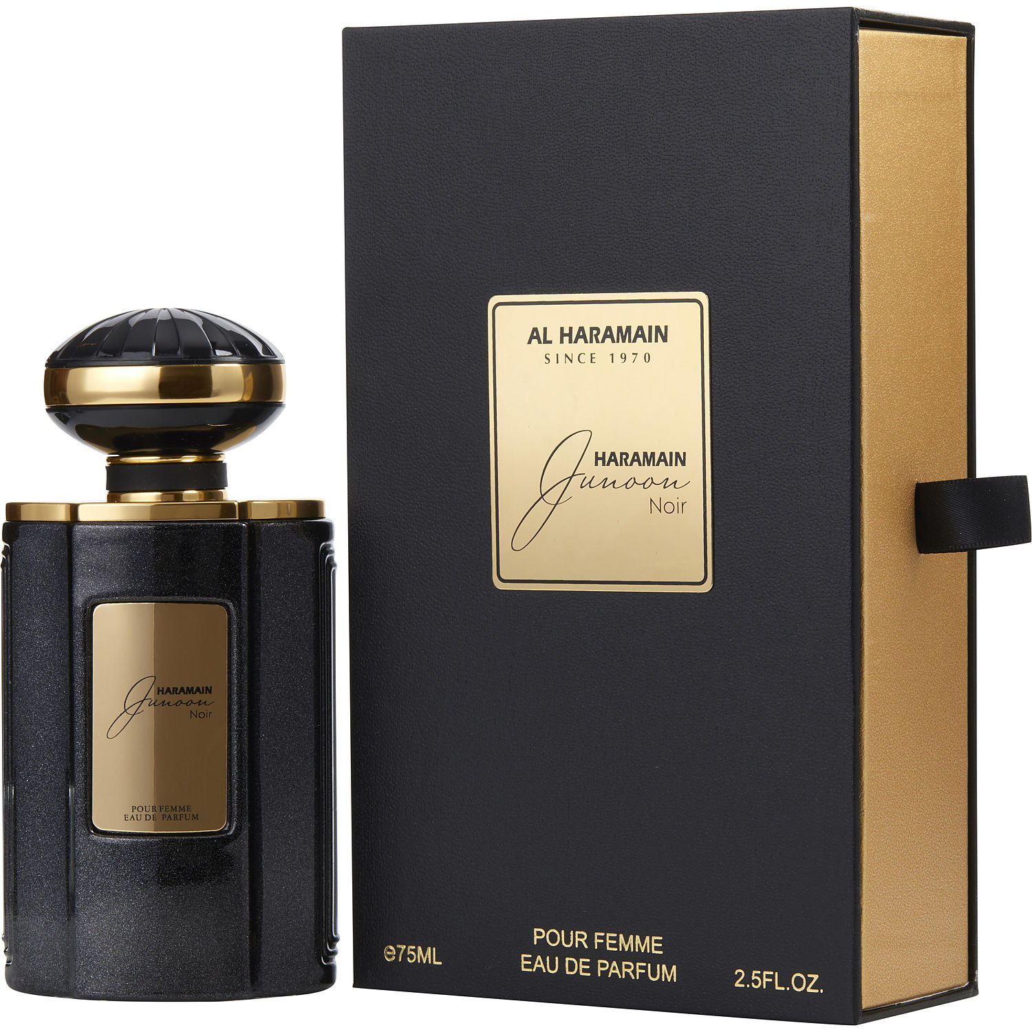 Foto 2 pulgar | Al Haramain Junoon Noir Eau De Parfum Spray 2.5 Oz - Venta Internacional.