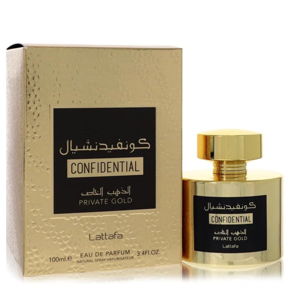 Foto 2 pulgar | Perfume Lattafa Perfumes Confidential Private Gold Eau De Pa - Venta Internacional.
