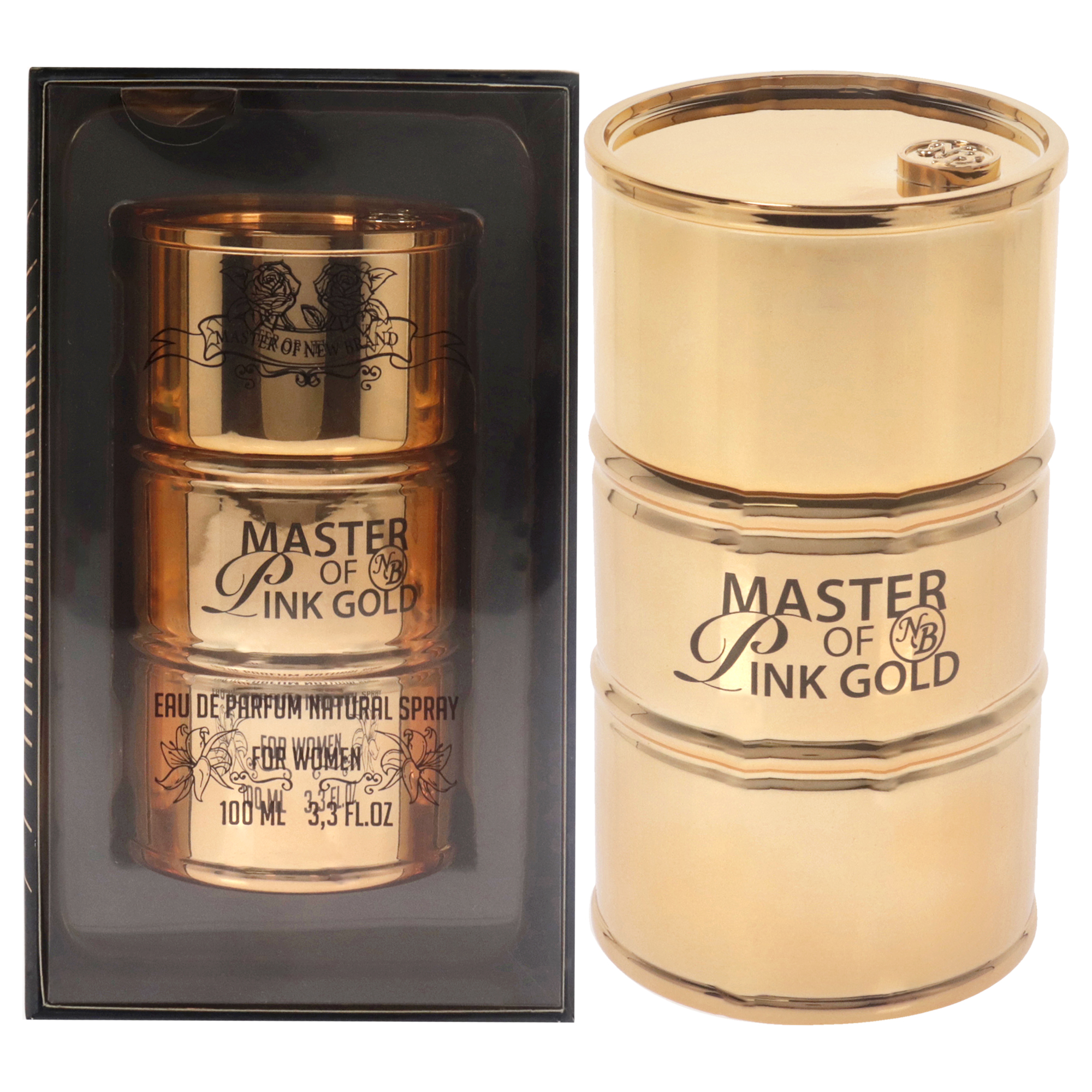 Foto 2 pulgar | Perfume New Brand Master Of Pink Gold De 100 Ml Para Mujer - Venta Internacional.
