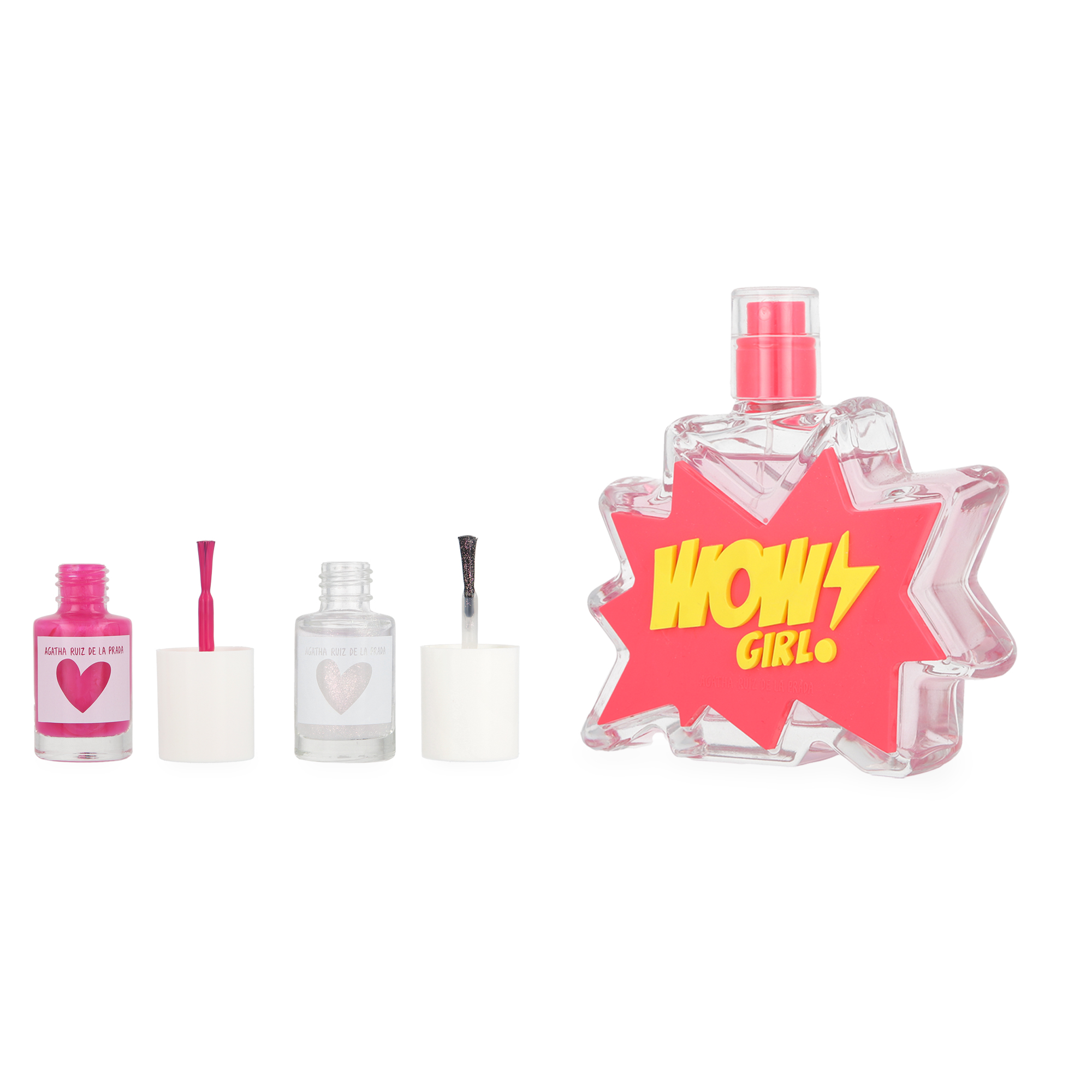 Foto 4 pulgar | Set de 3 pz Agatha Wow Girl 80 ml Edt Spray/ Esmalte de Uñas 6 ml/ Brillo de Uñas 6 ml para Dama
