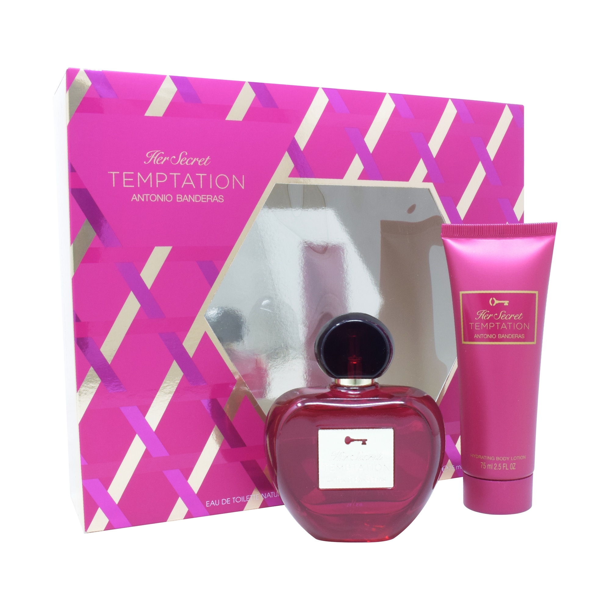 Set Antonio Banderas Perfume Her Secret Temptation Eau De Toilette 80 ...