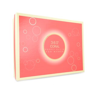 Foto 3 | Set para Mujer Perry Ellis 360° Coral 100 ml Edp Spray/Shower 90ml/Body Mist 118 ml Spray/7.5 ml Edp Spray