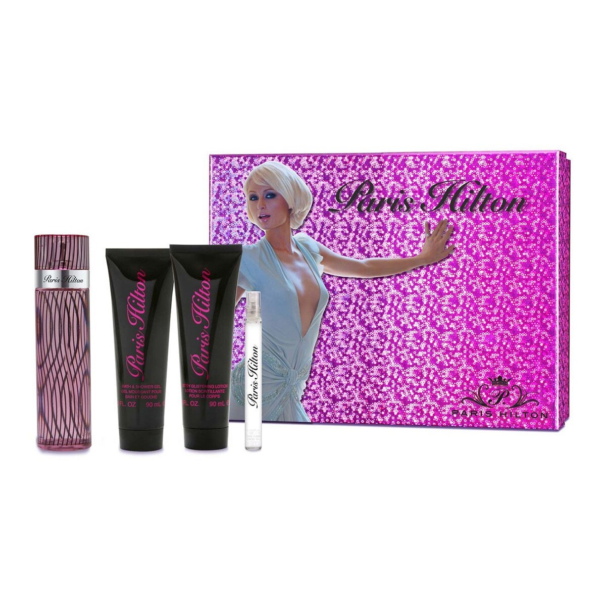 Foto 2 pulgar | Set Paris Hilton Tradicional Perfume 118ml Color Púrpura