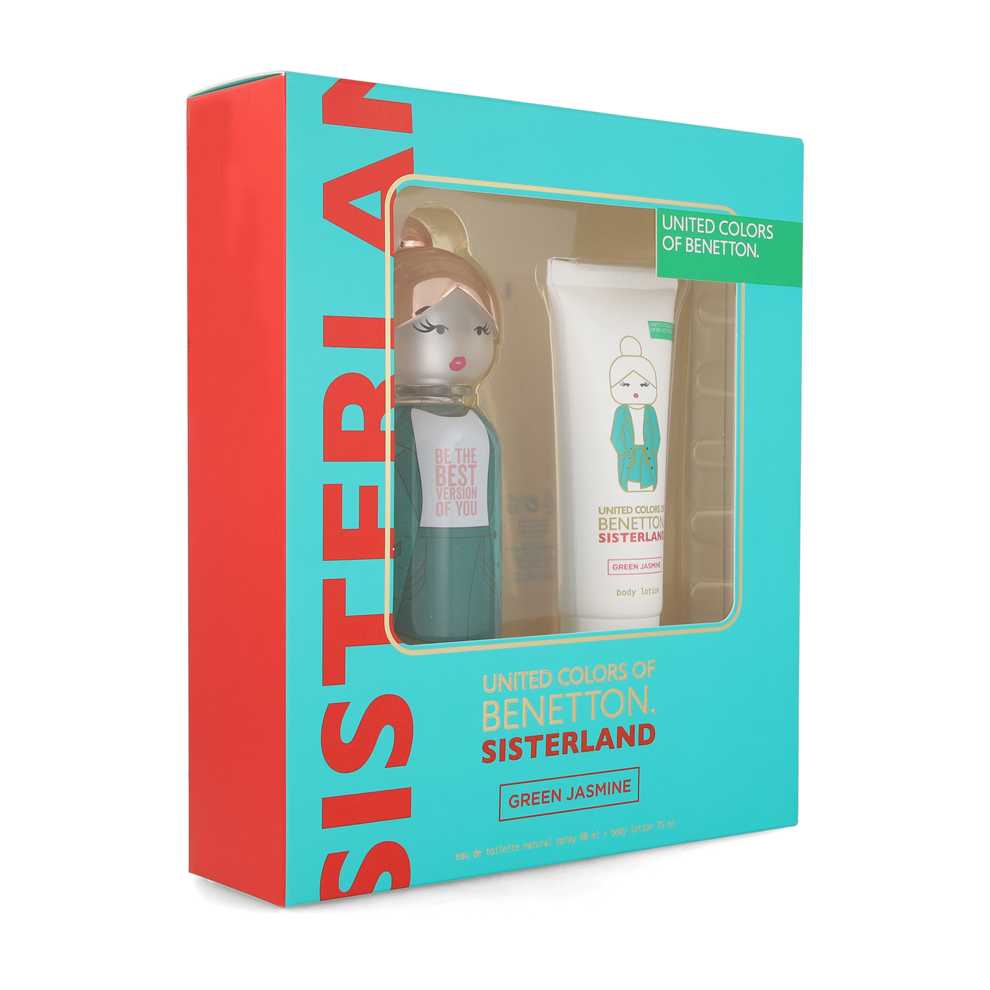 Foto 3 pulgar | Set Benetton Sisterland Green Jasmine 2 Piezas para Mujer