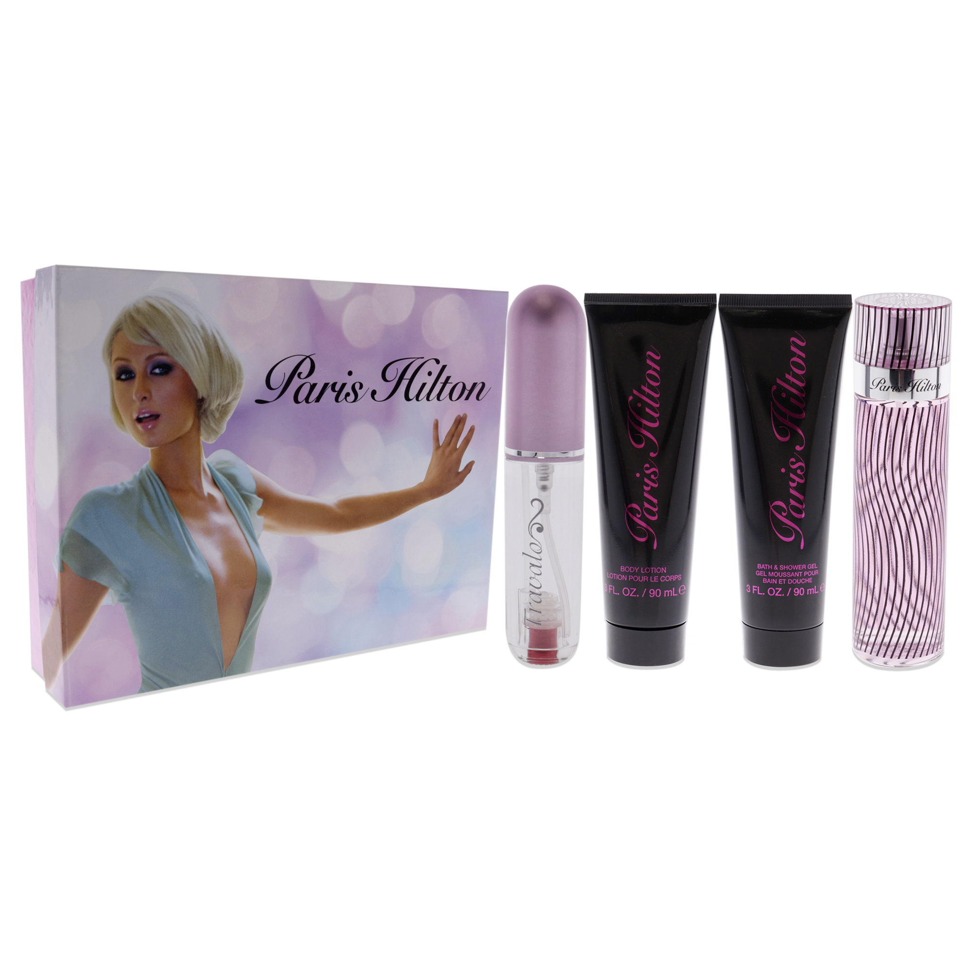 Foto 4 pulgar | Set para Dama Paris Hilton 4 Piezas de Paris Hilton