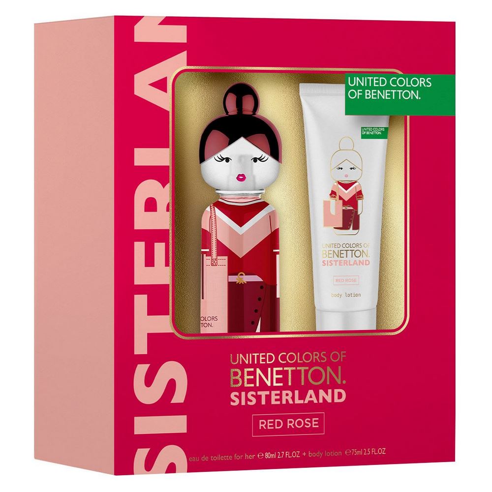 Set para Dama Benetton Sisterland Red Rose de Benetton 2 Piezas