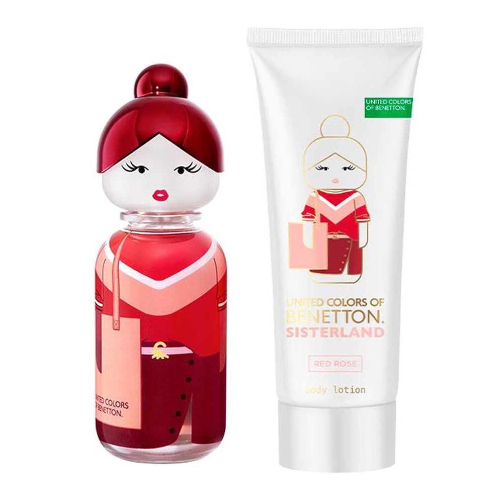 Foto 3 pulgar | Set para Dama Benetton Sisterland Red Rose de Benetton 2 Piezas