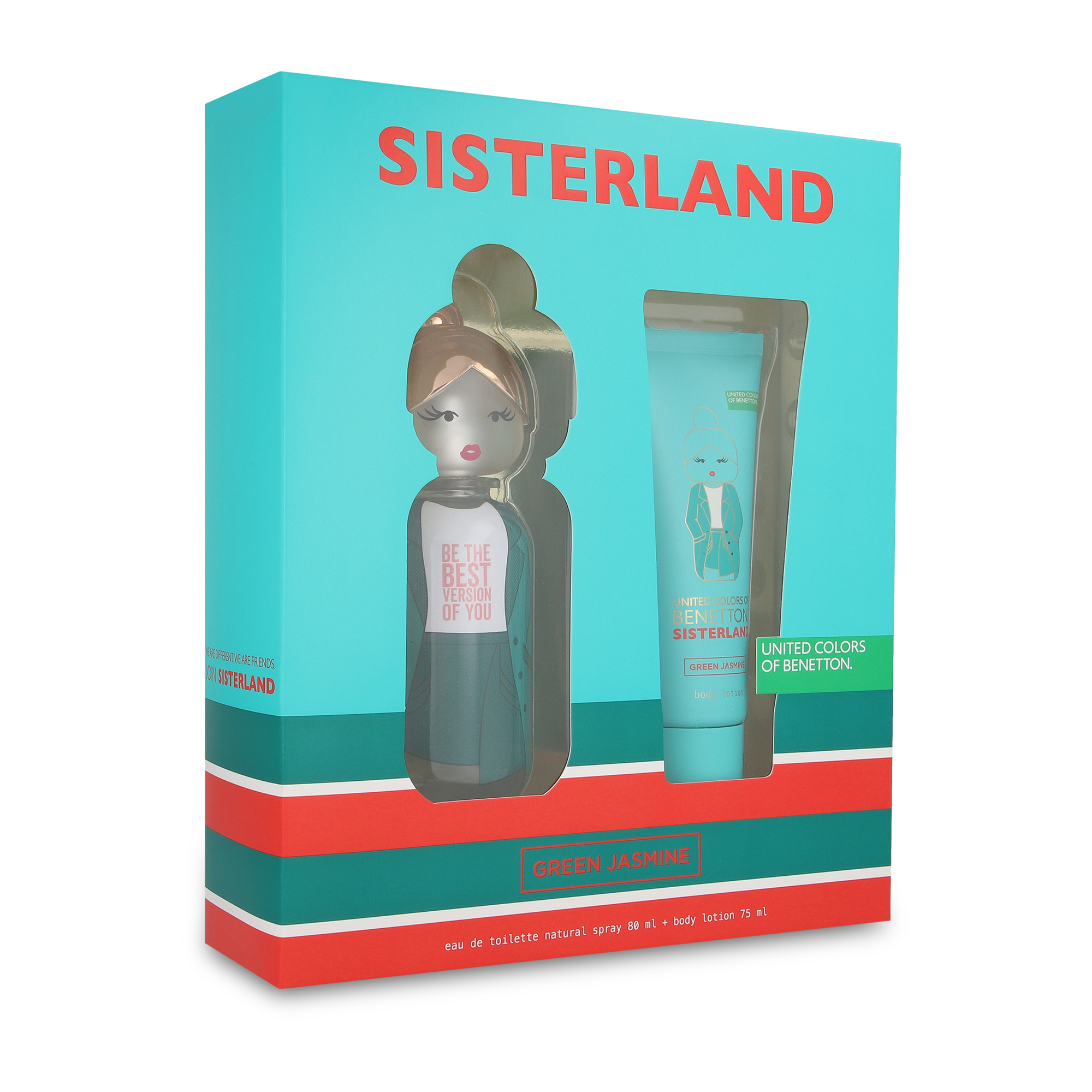 Foto 1 | Estuche para Mujer Benetton Sisterland Green Jasmine 2 Piezas