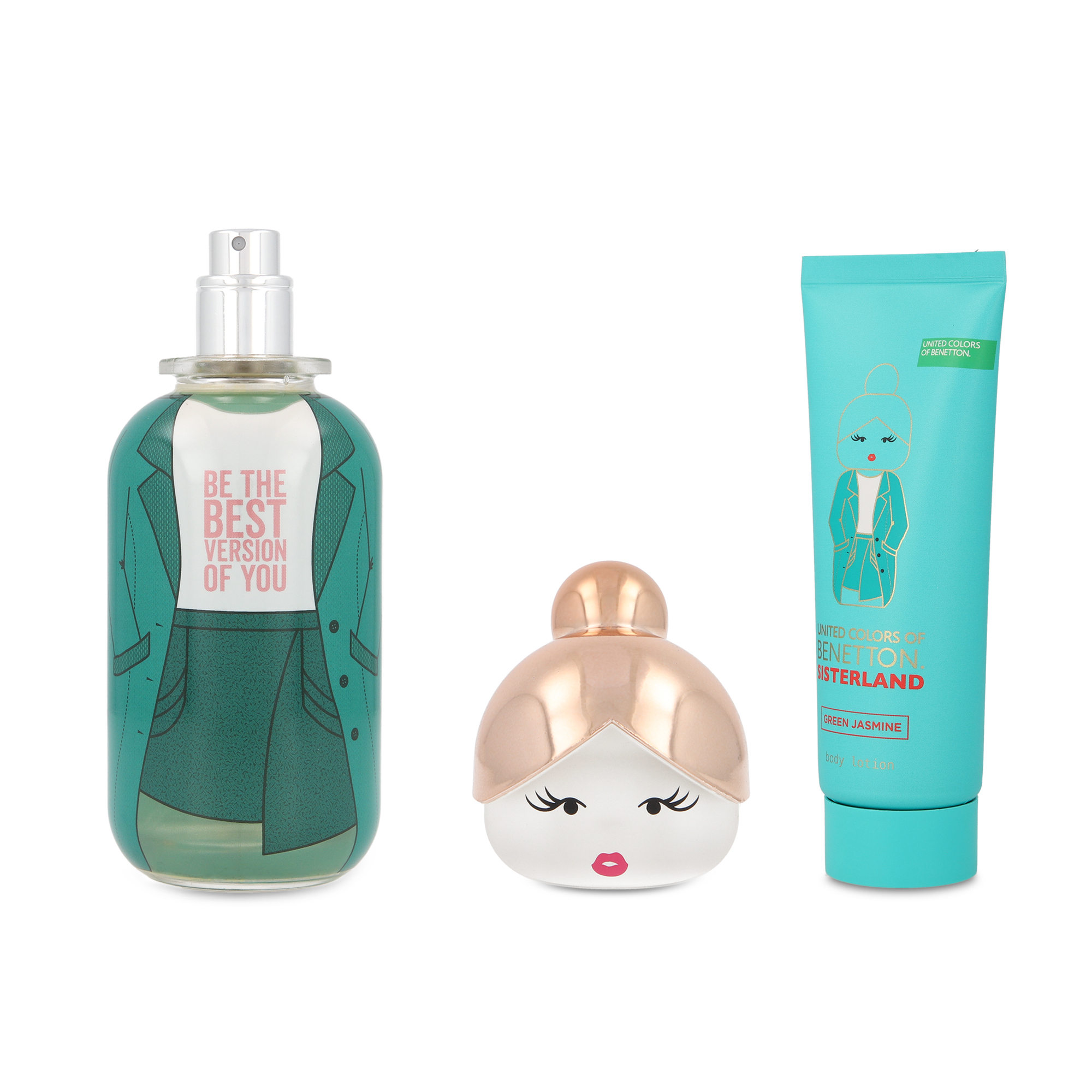 Foto 4 pulgar | Estuche para Mujer Benetton Sisterland Green Jasmine 2 Piezas