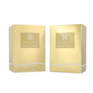 Foto 2 | Perfume Carlo Corinto Femme Doree 100ml Edt Spray 2 Piezas