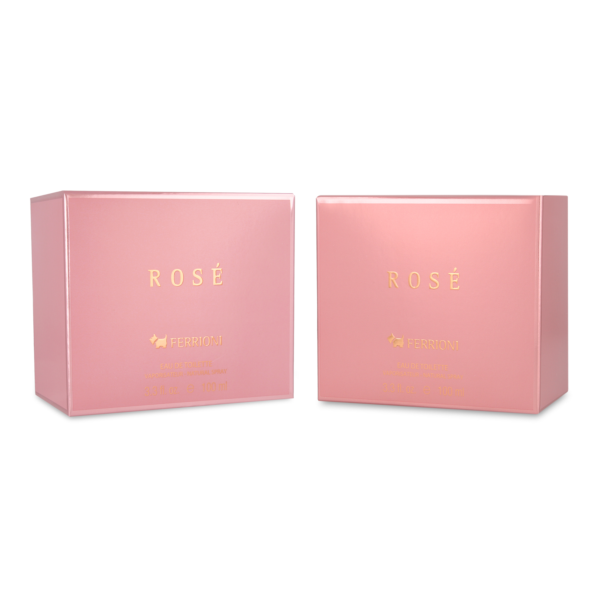 Foto 3 pulgar | Perfume Ferrioni Rose 100ml Edt Spray 2 Piezas