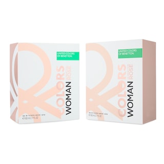 Foto 2 | Perfume Benetton Colors Rose Eau de Toilett 80 ml 2 Piezas