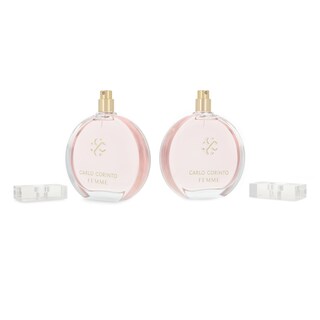 Foto 3 | Perfume Carlo Corinto Femme Eau de Toilette 100 ml 2 Piezas para Mujer