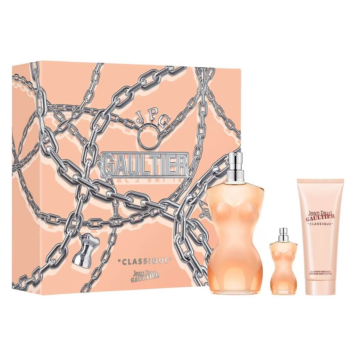 Set Jean Paul Gaultier Classique Eau De Toilette 100 Ml Body Lotion 75 Ml Eau De Toilette 6 1466