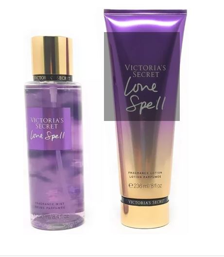Set Victoria's Secret Crema y Body Locion Love Spell
