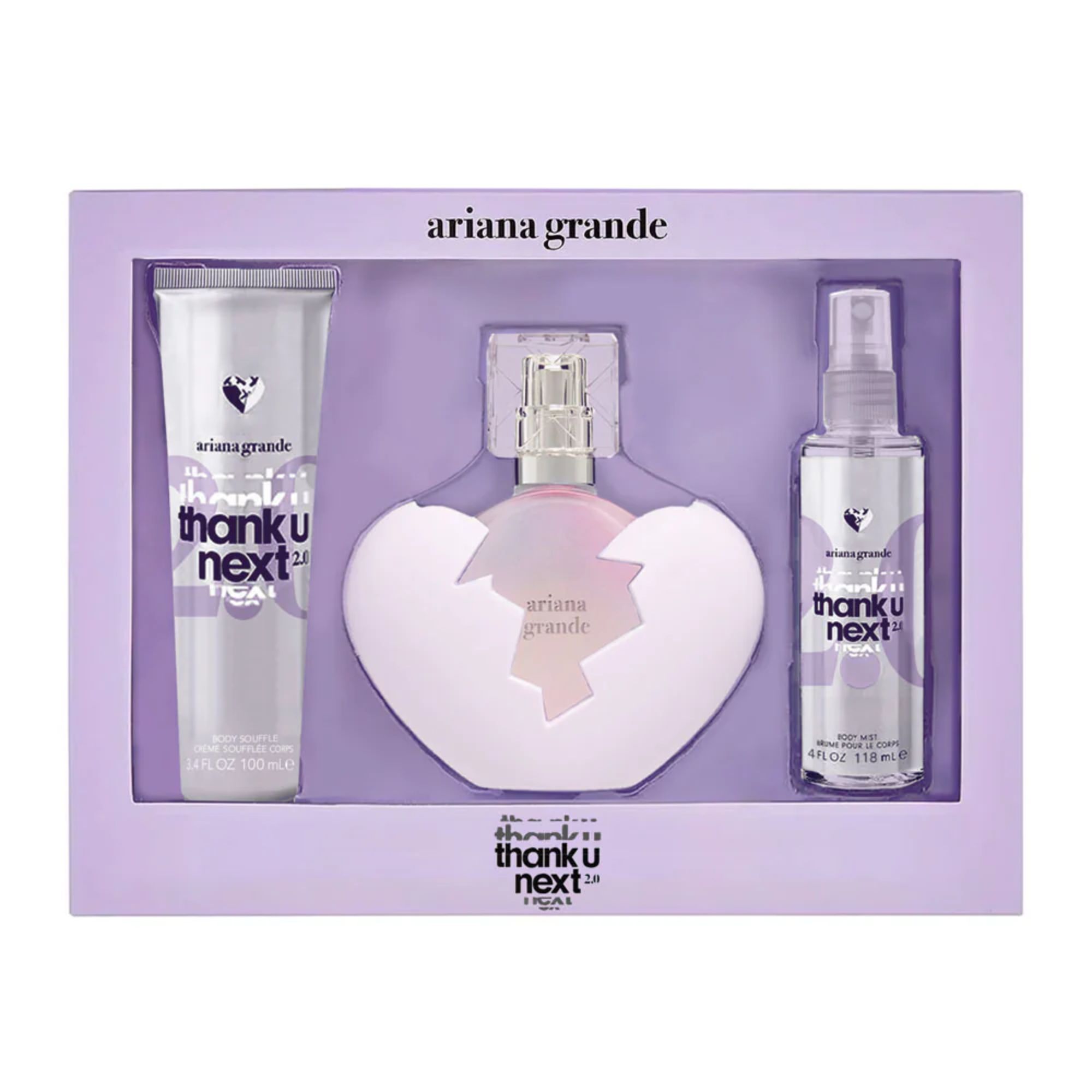 Estuche Ariana Grande Thank U Next 3 Piezas para Mujer
