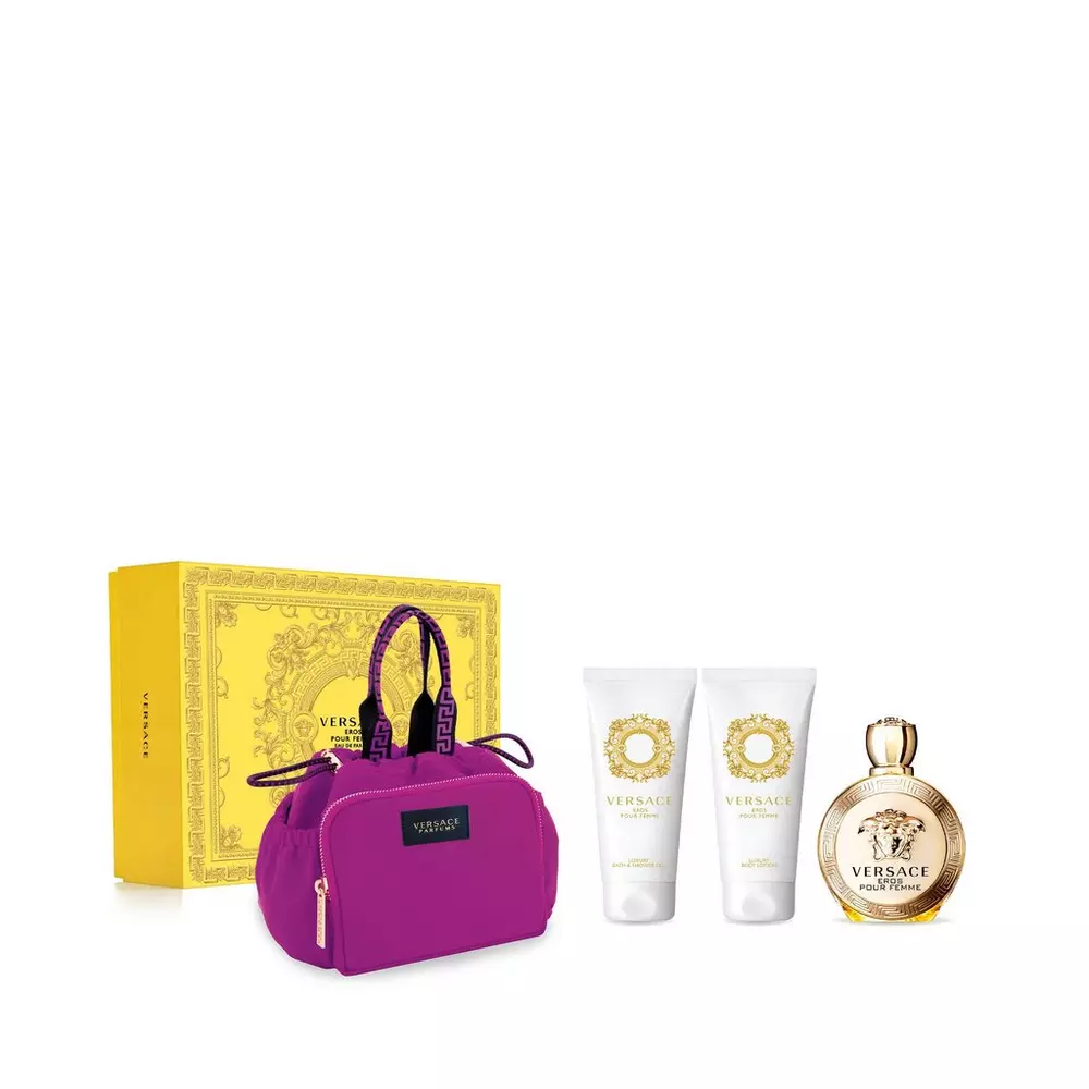 Foto 1 | Set De Perfume Versace Eros Pour Femme Edp 4 Pzas