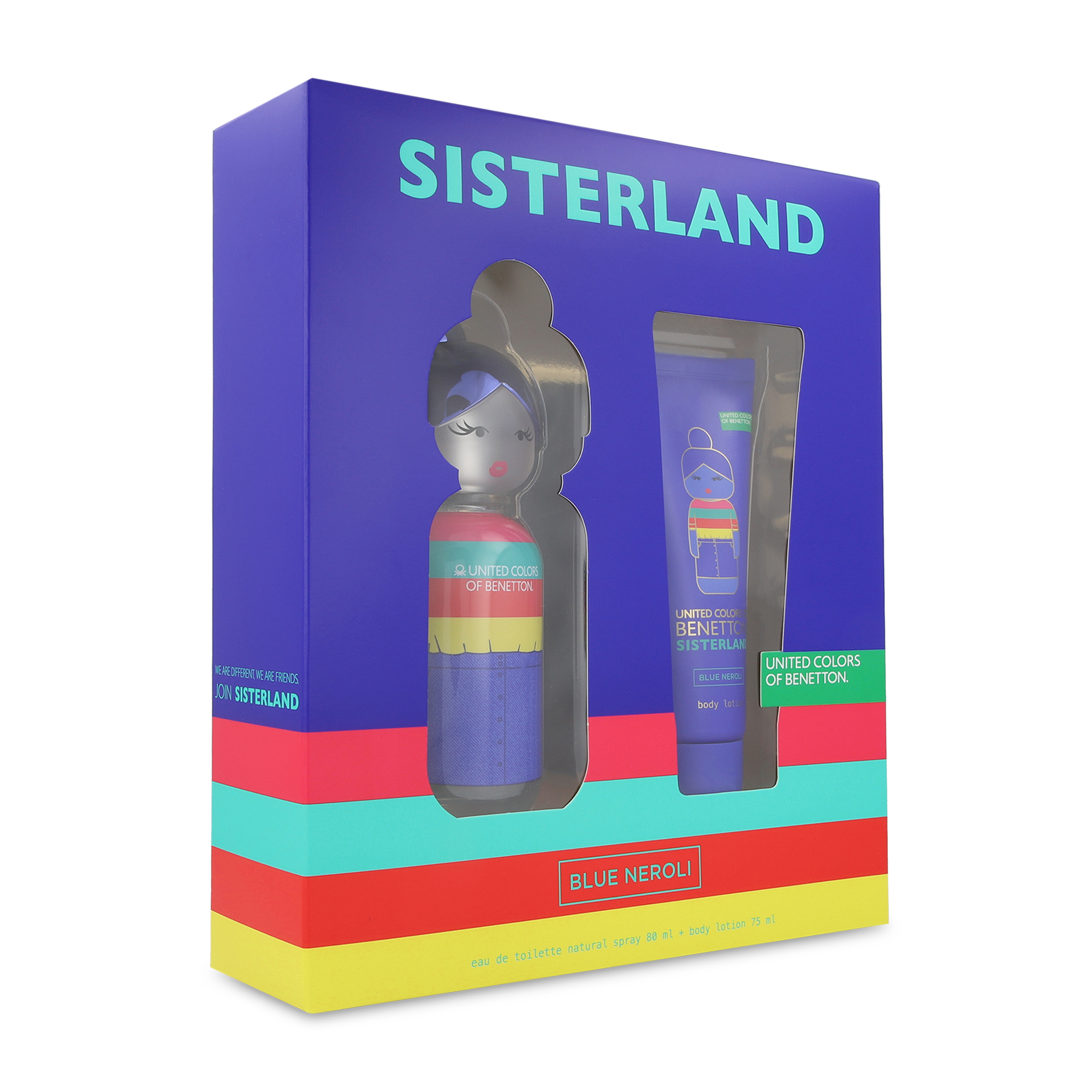 Foto 2 | Set Benetton Sisterland Blue Neroli 2 Piezas 80ml