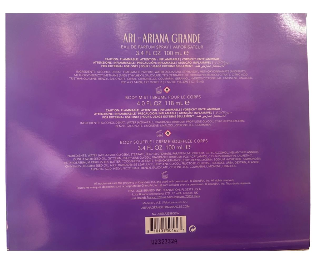 Foto 4 | Kit de Perfume Ariana Grande Ari 3 Piezas