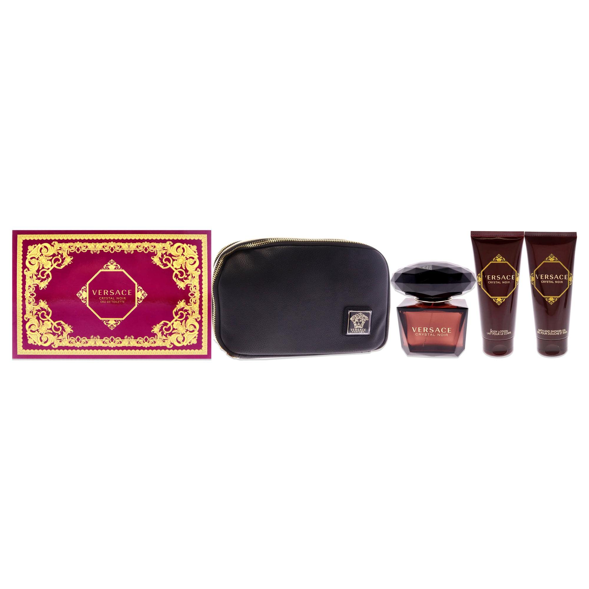 Foto 2 pulgar | Set de Baño Versace Crystal Noir 4 Piezas para Mujer - Venta Internacional