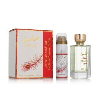 Foto 1 | Set de Perfume Lattafa Mahasin Crystal Eau de Parfum 3.4 onzas + Desodorante para Mujer - Venta Internacional