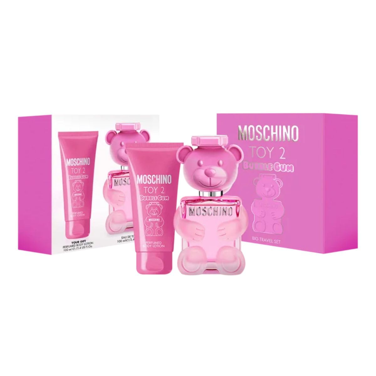 Foto 2 | Set de Perfume Moschino Toy 2 Bubble Gum Eau de Toilette 100 ml + Loción 100 ml para Mujer - Venta Internacional