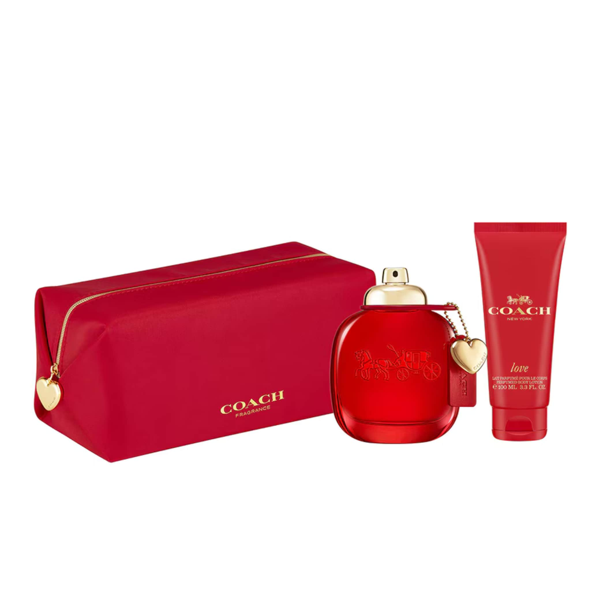 Set Perfume Coach Love 90ml Edp para Dama 3 Piezas $2,230