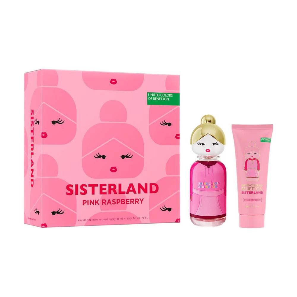 Foto 2 | Benetton Set 2pzas Sisterland Pink Raspberry 80 Ml Edt Spray