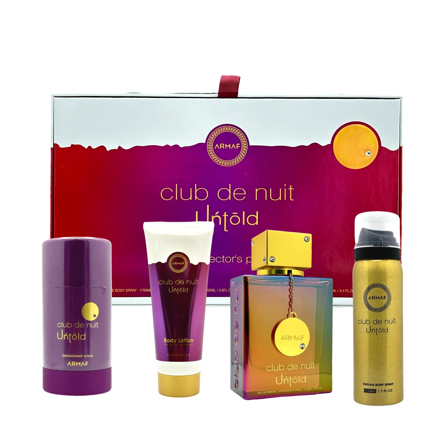 Foto 2 pulgar | Perfume Armaf Untold Gift Set Edp 105 ml más Body Spray más Body Lotion y Deodorant Stick