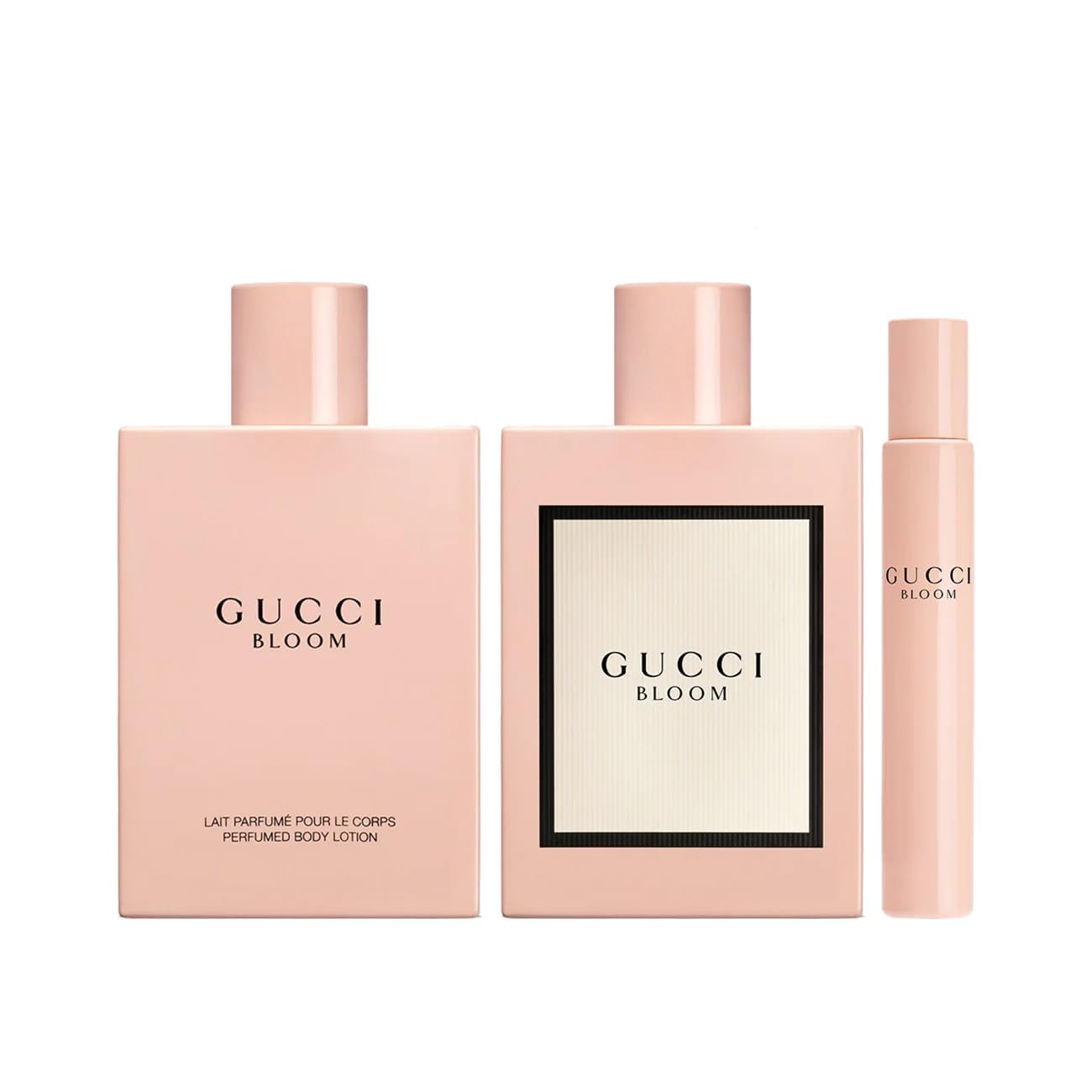 Set De Perfume Gucci Bloom 3 Piezas para Mujer-Venta Internacional