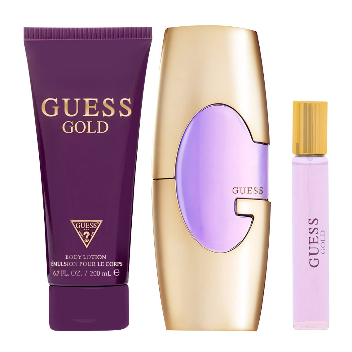 Foto 2 | Set Guess Gold para Dama 3 Piezas