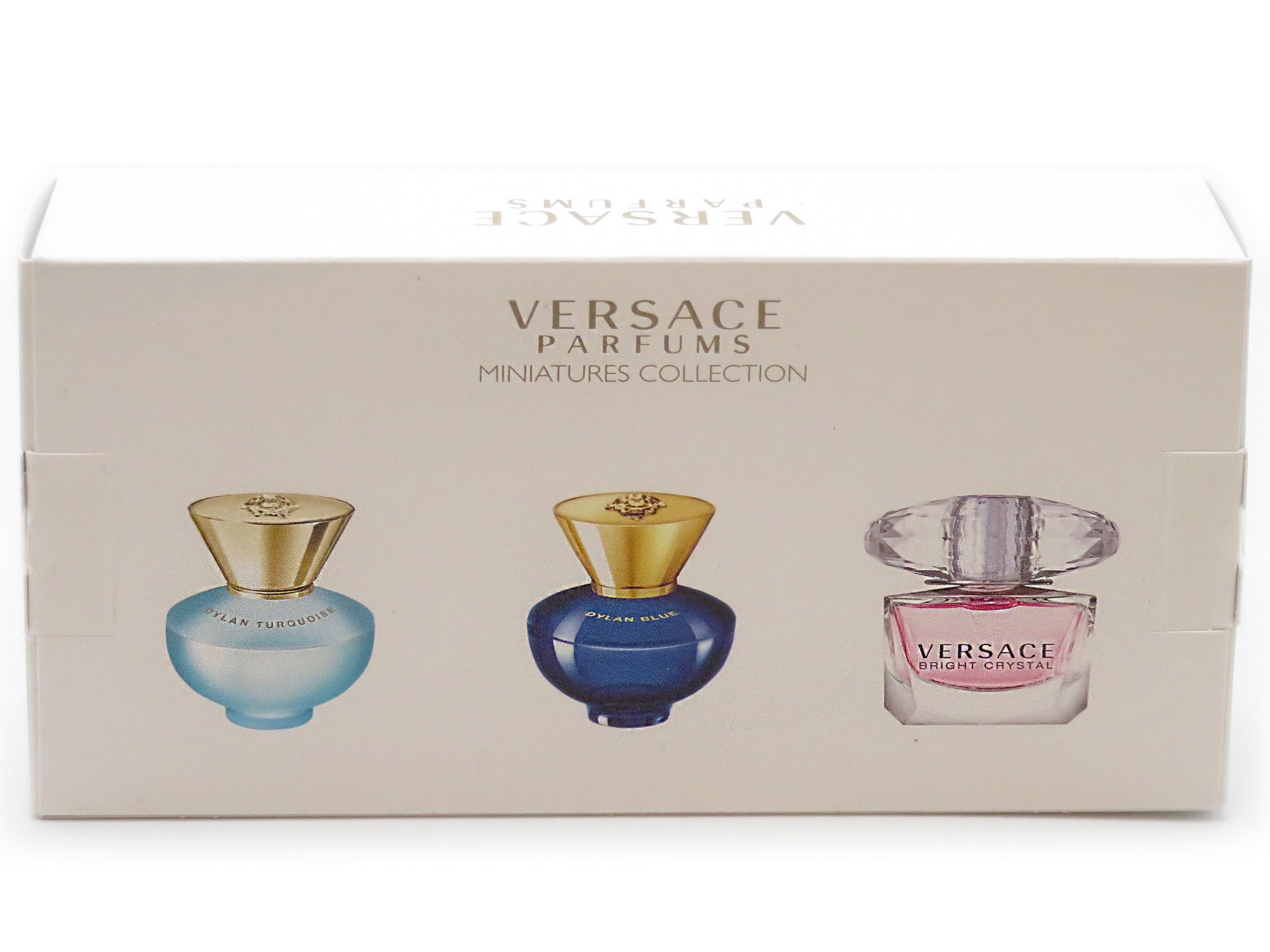 Foto 3 | Set de Perfumes Versace Dylan Turquesa/Dylan Blue/Bright Crystal 5 ml C/U - Venta Internacional