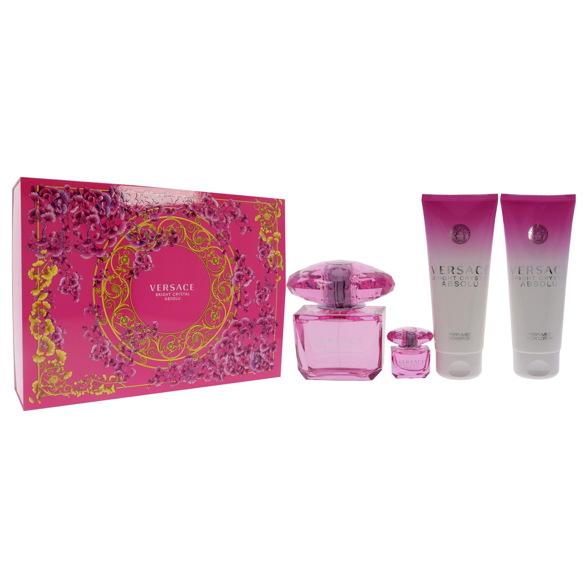 Foto 4 pulgar | Set de Perfume Versace Bright Crystal Absolu 4 Piezas para Mujer - Venta Internacional