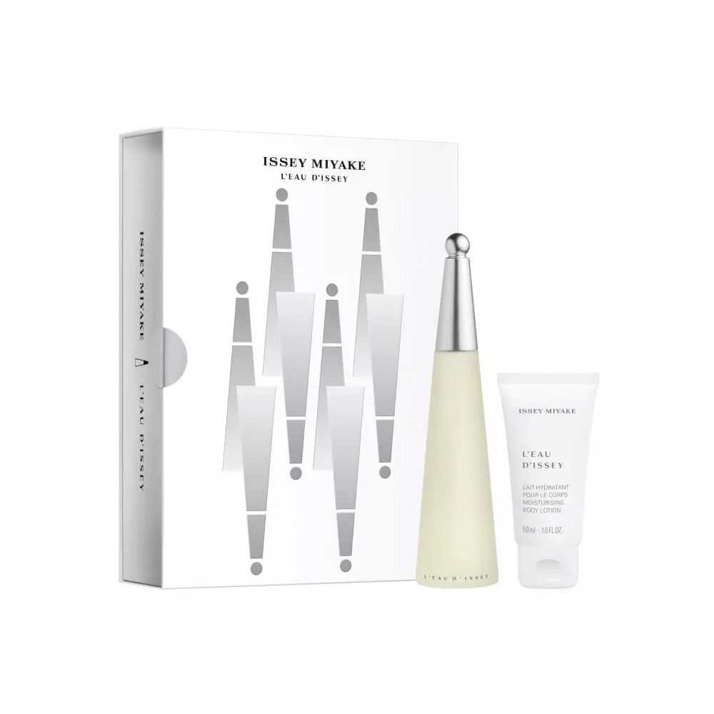 Set de Regalo Issey Miyake L'eau D'issey Eau De Toilette 50 ml + Loción Corporal 1.6 oz - Venta Internacional