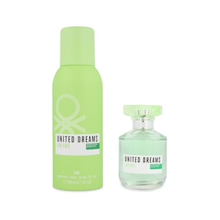 Foto 1 | Set de Perfume Benetton United Dreams Live Free 2 Piezas para Mujer