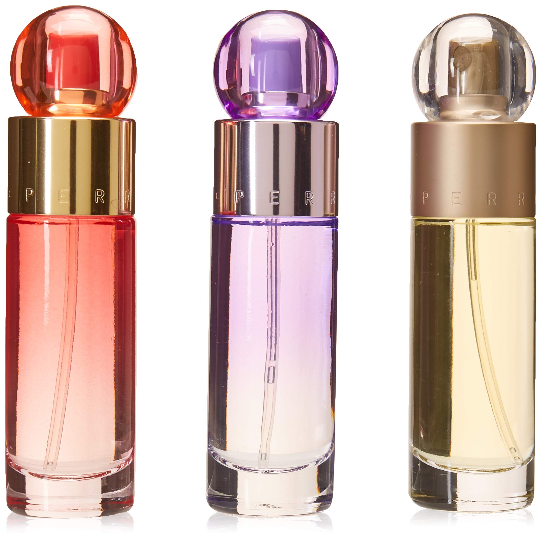 Set De Regalo Perfume Perry Ellis 360 De 3 Piezas Para Mujer - Venta Internacional.