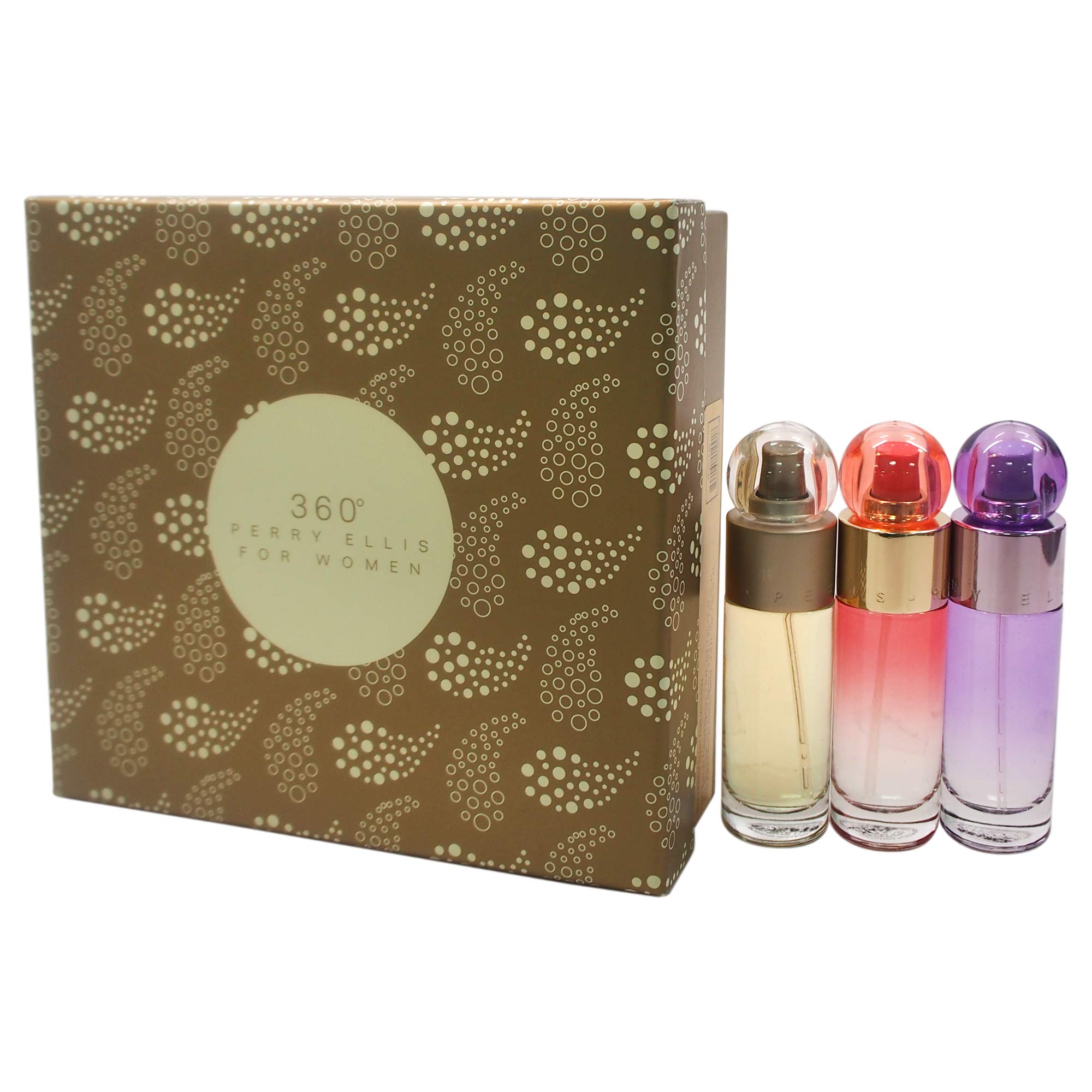 Foto 4 pulgar | Set De Regalo Perfume Perry Ellis 360 De 3 Piezas Para Mujer - Venta Internacional.