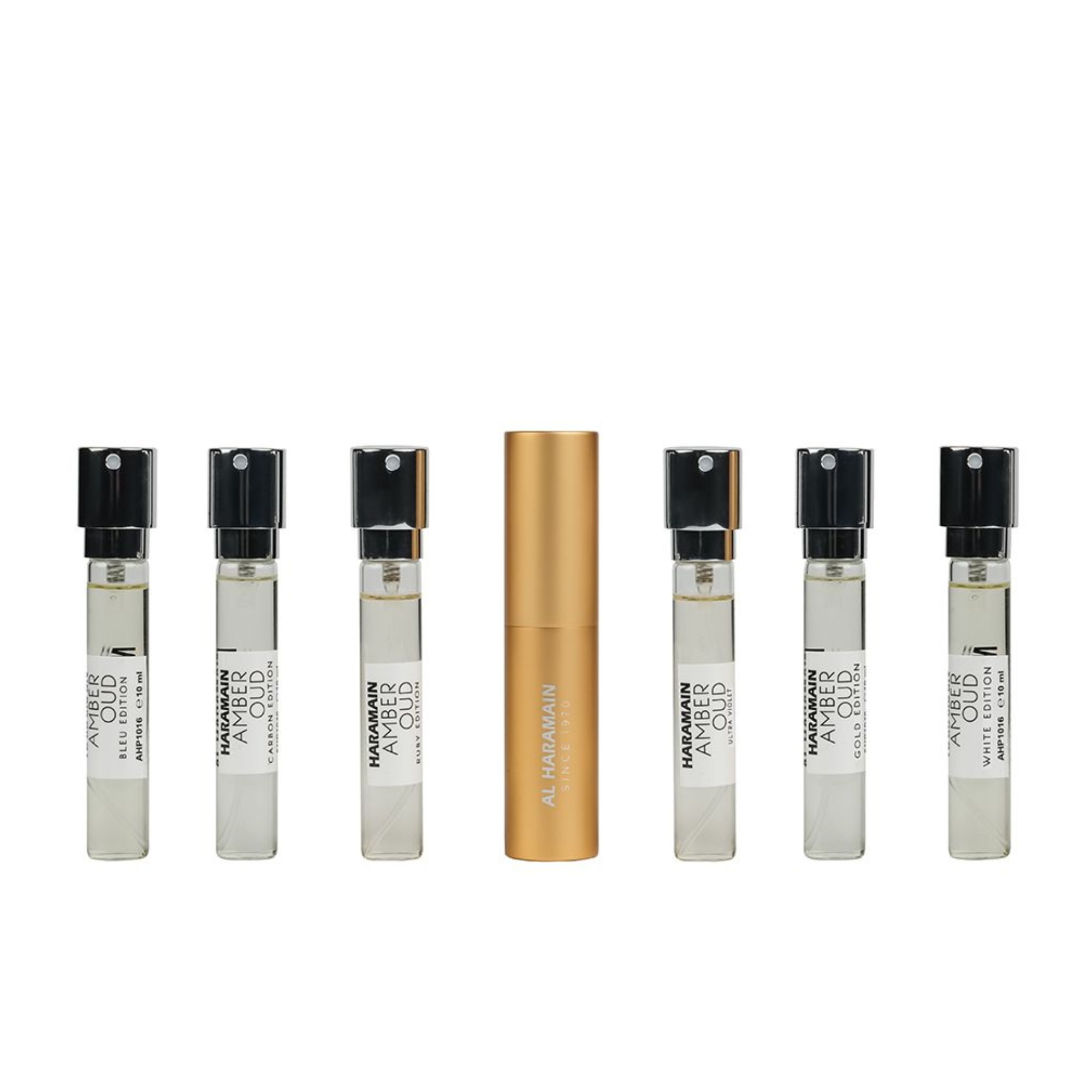 Foto 3 pulgar | Discovery Set Haramain Amber Oud 6pzs 10ml