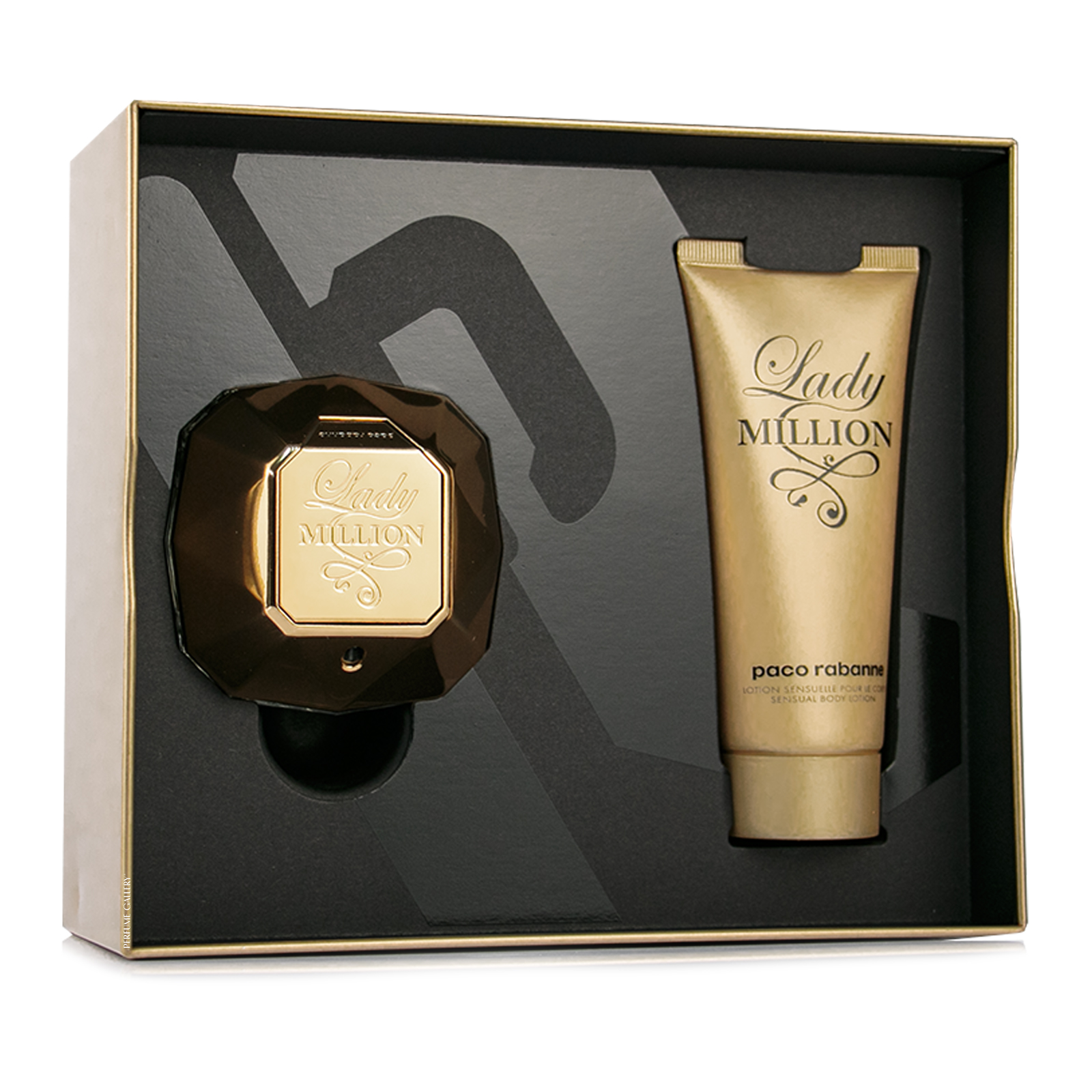 Foto 3 pulgar | Set Para Dama Lady Million Edp 80 Ml + Crema Corporal 100ml
