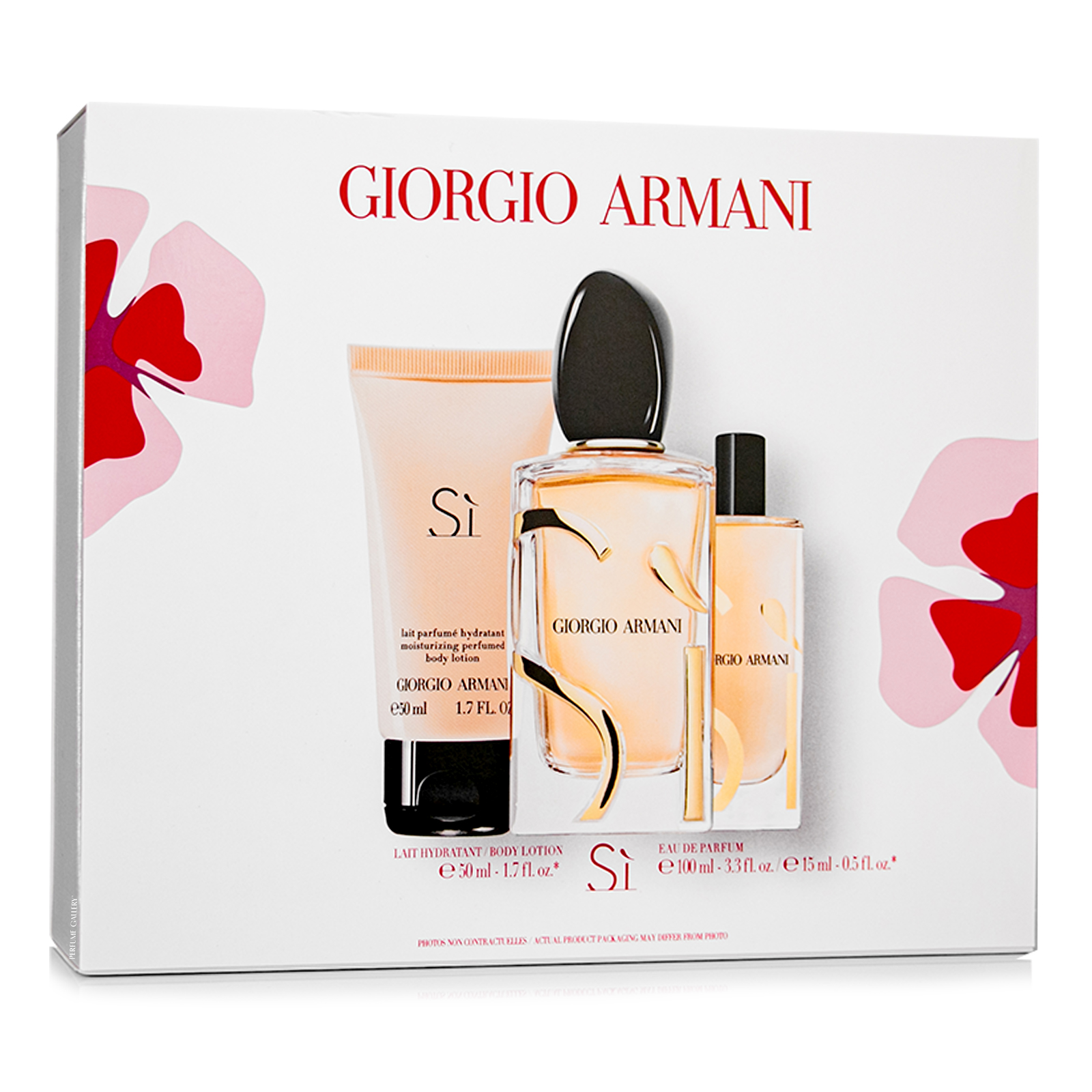 Foto 2 | Set Armani Si Edp 100ml + Crema Corporal 50ml + Mini 15ml