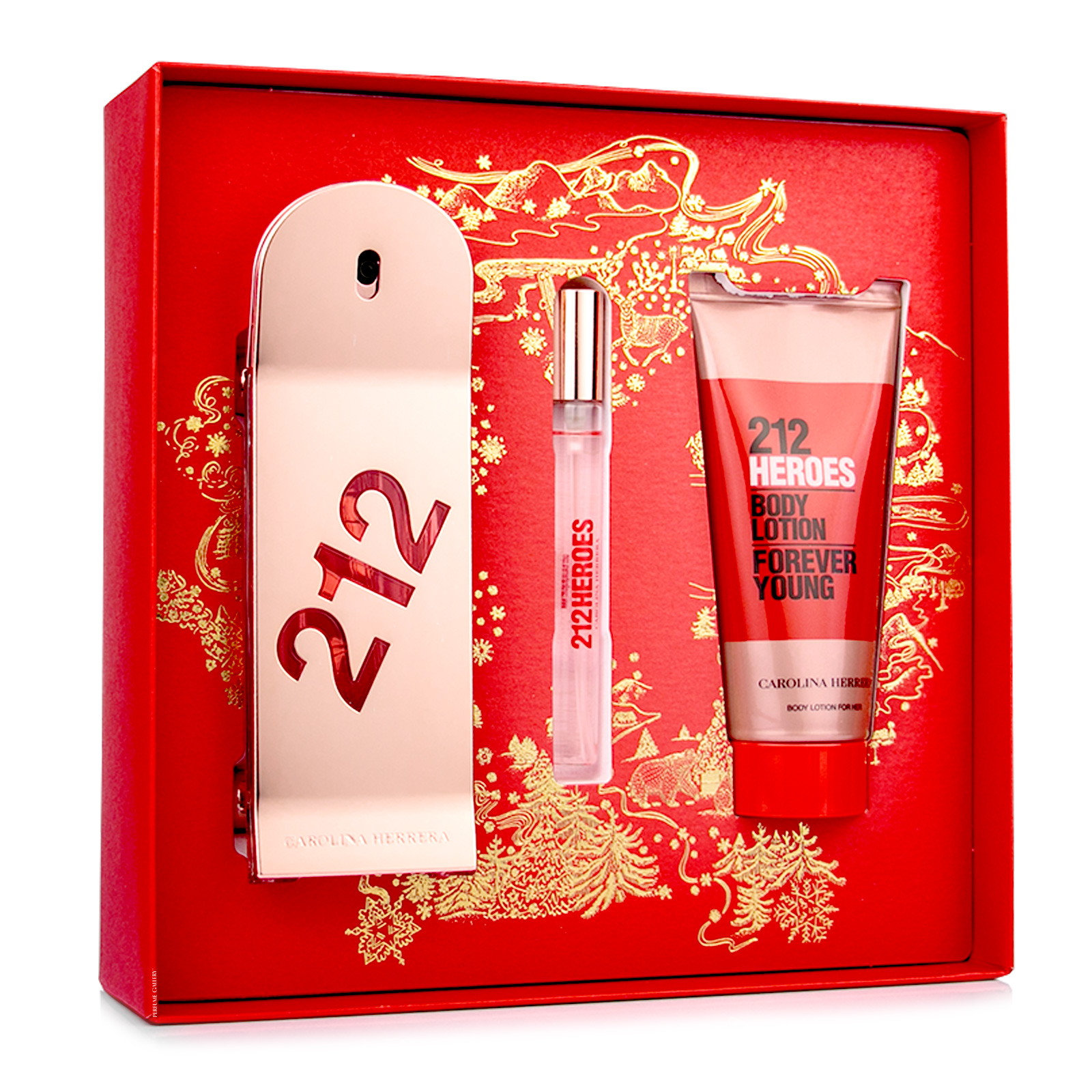 Foto 2 pulgar | Set de Perfume Carolina Herrera 212 Heroes 3 Piezas para Mujer