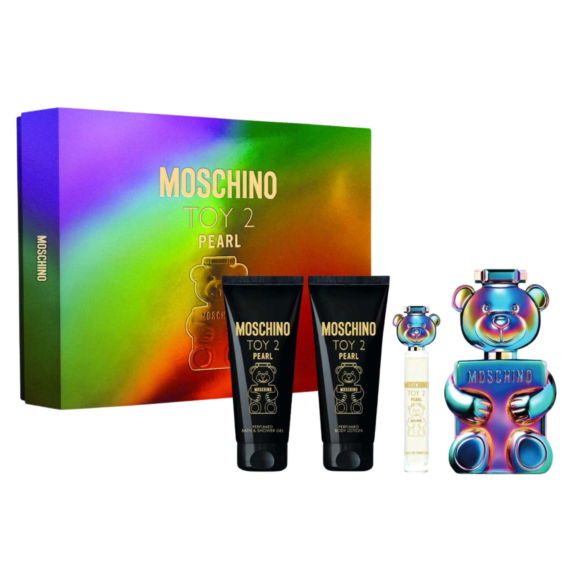 Set Perfume Moschino Toy 2 Pearl 4 Piezas Unisex