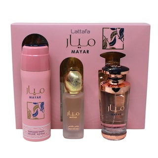 Foto 1 | Set de Perfume Mayar de Lattafa con Body Mist Floral Frutal 3 Piezas