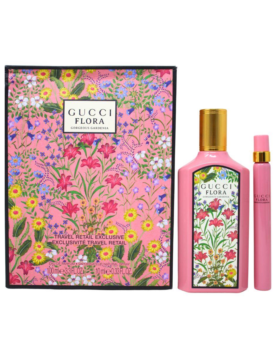 Set de Perfume Gucci Flora Gorgeous Gardenia Eau de Parfum 2 Piezas